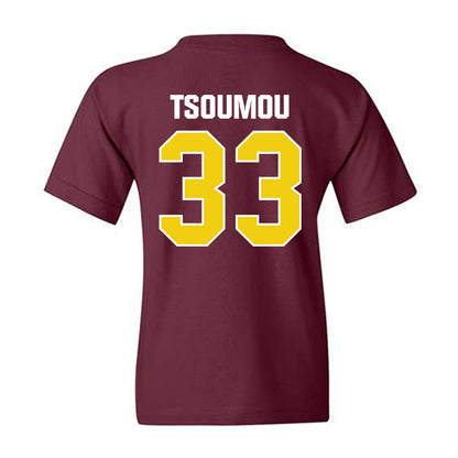 Calvin - NCAA Football : Jeremie Tsoumou - Youth T-Shirt-1
