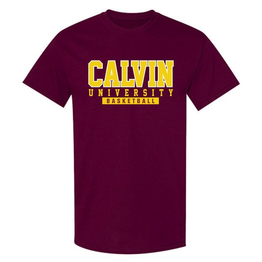 Calvin - NCAA Men's Basketball : Luke Riebel - T-Shirt-0