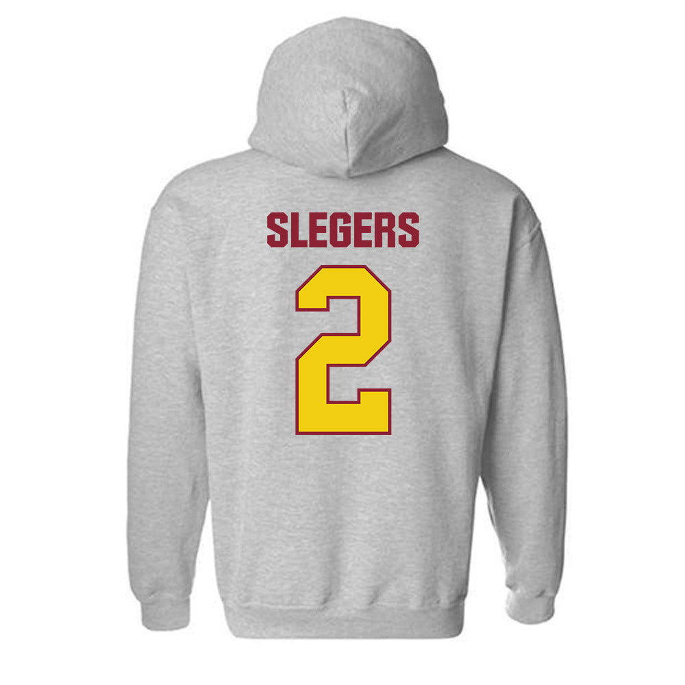 Calvin - NCAA Football : Hayden Slegers - Classic Shersey Hooded Sweatshirt-1