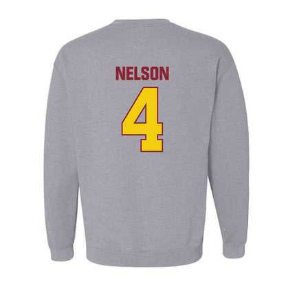 Calvin - NCAA Baseball : Logan Nelson - Classic Shersey Crewneck Sweatshirt-1