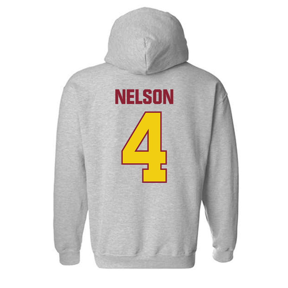 Calvin - NCAA Baseball : Logan Nelson - Classic Shersey Hooded Sweatshirt-1