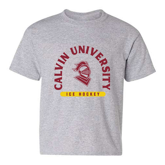 Calvin - NCAA Men's Ice Hockey : Holden Pratt - Classic Shersey Youth T-Shirt-0