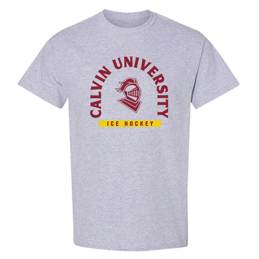 Calvin - NCAA Men's Ice Hockey : Henry Holleman - Classic Shersey T-Shirt-0
