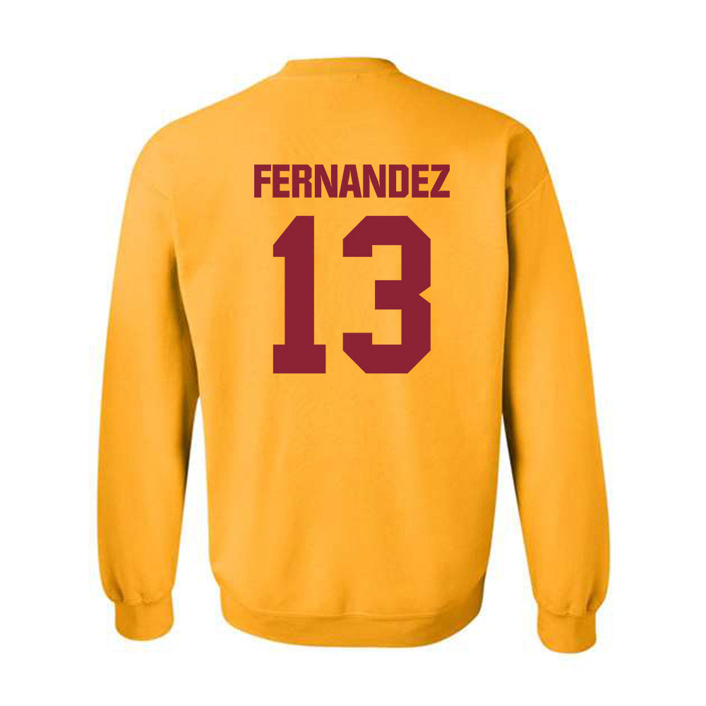 Calvin - NCAA Women's Basketball : Anna Fernandez - Crewneck Sweatshirt-1