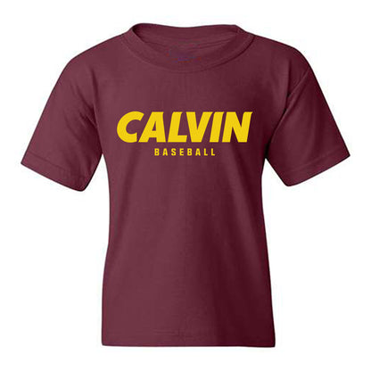 Calvin - NCAA Baseball : Ryan Tschirhart - Youth T-Shirt-0