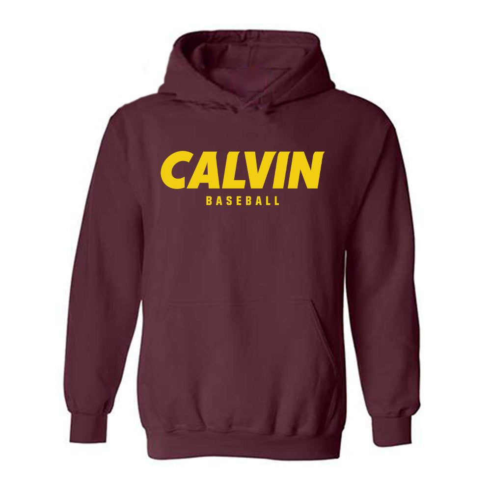 Calvin - NCAA Baseball : Noah Swope - Hooded Sweatshirt-0