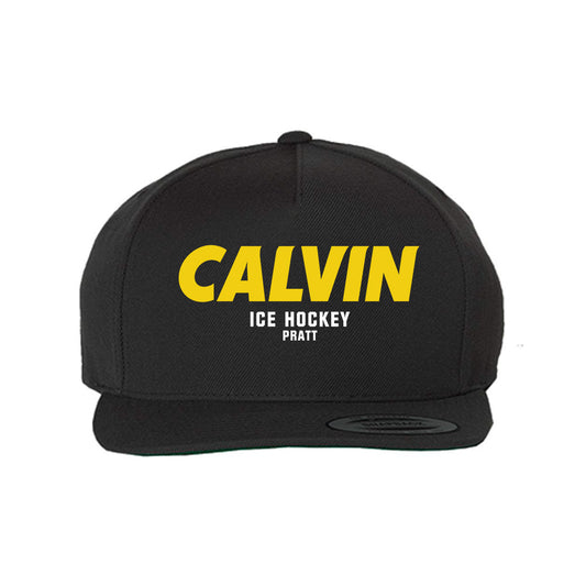 Calvin - NCAA Men's Ice Hockey : Holden Pratt - Snapback Hat-0