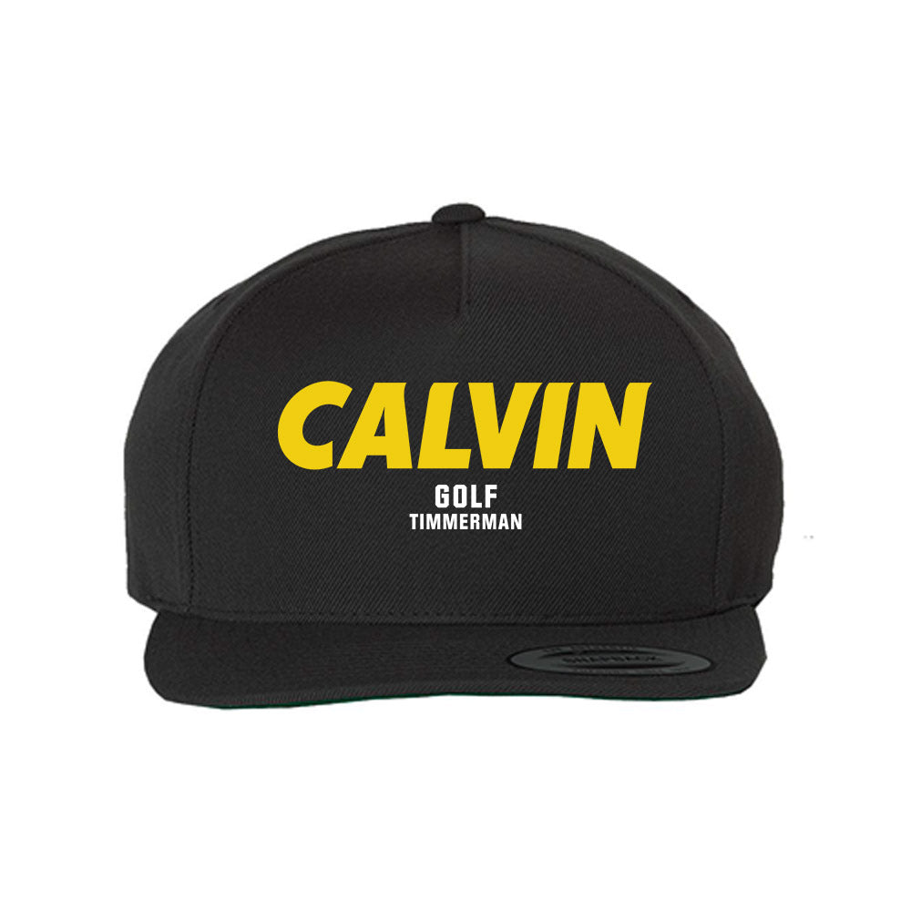 Calvin - NCAA Men's Golf : Eli Timmerman - Snapback Hat-0