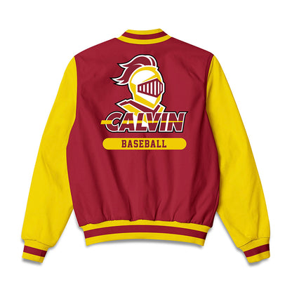 Calvin - NCAA Baseball : Ryan Tschirhart - Bomber Jacket-1