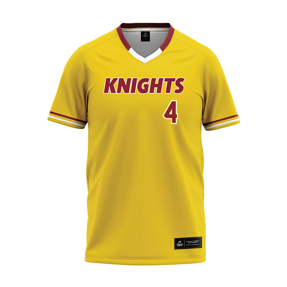 Calvin - NCAA Baseball : Logan Nelson - Gold Jersey-0