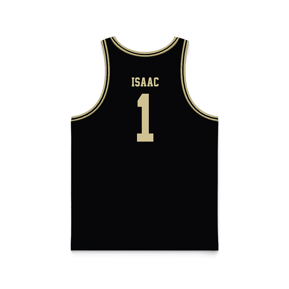 PFW - NCAA Men's Basketball : Anthony Isaac - Black Basketball Jersey-1