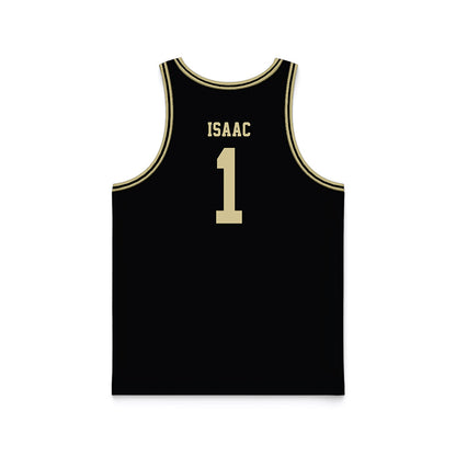 PFW - NCAA Men's Basketball : Anthony Isaac - Black Basketball Jersey-1