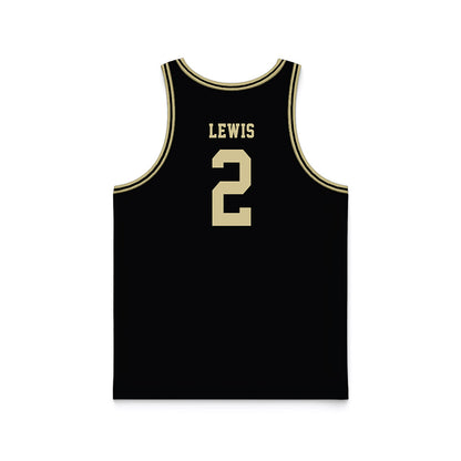 PFW - NCAA Men's Basketball : DeAndre Lewis - Black Basketball Jersey-1