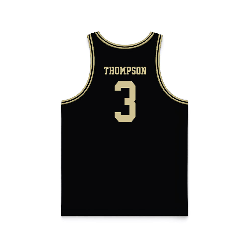 PFW - NCAA Men's Basketball : Carl Thompson - Black Basketball Jersey-1