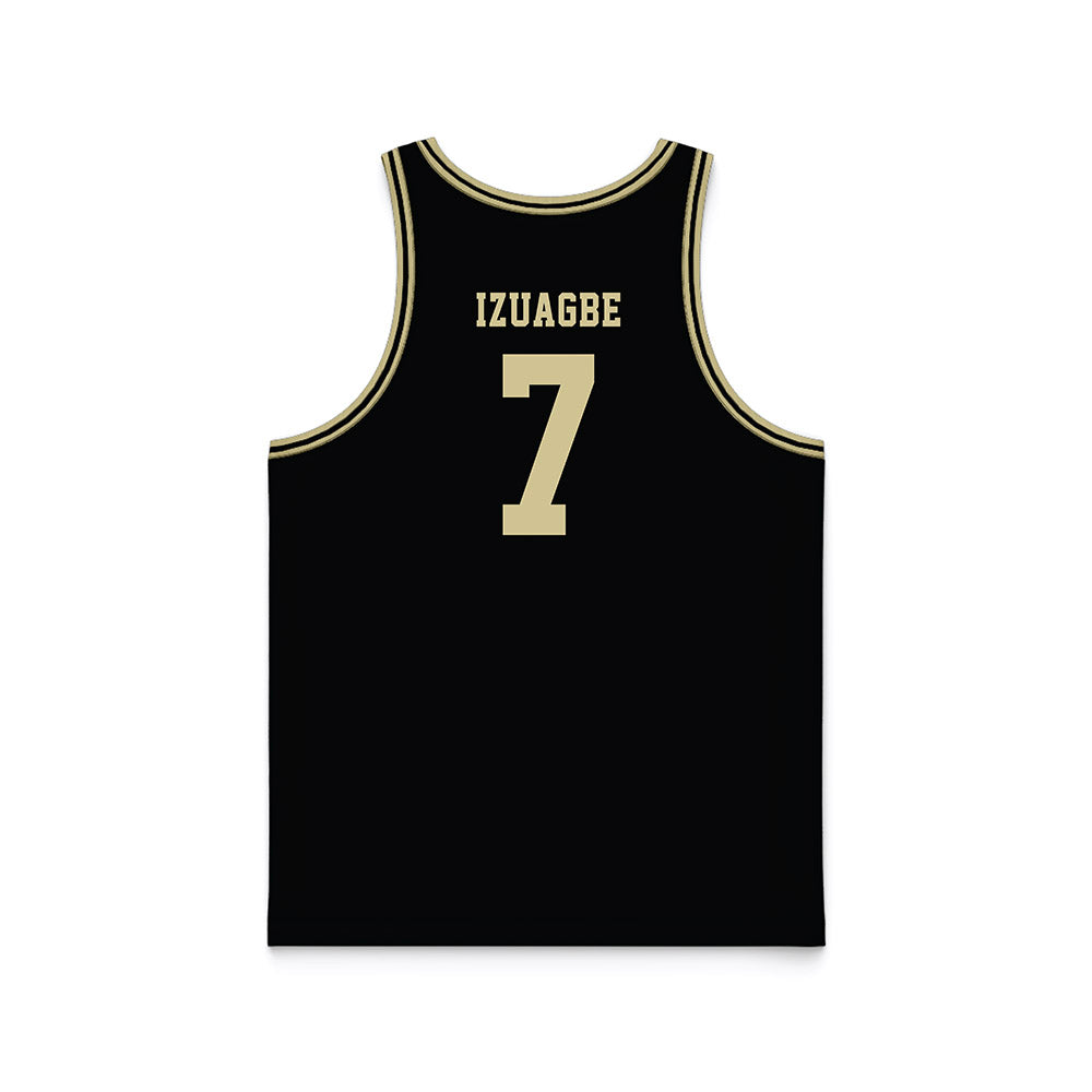 PFW - NCAA Men's Basketball : Tamaje Izuagbe - Black Basketball Jersey-1