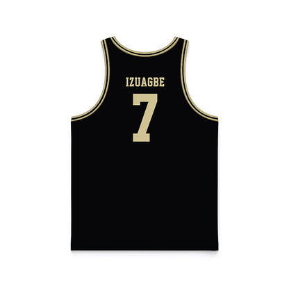PFW - NCAA Men's Basketball : Tamaje Izuagbe - Black Basketball Jersey-1