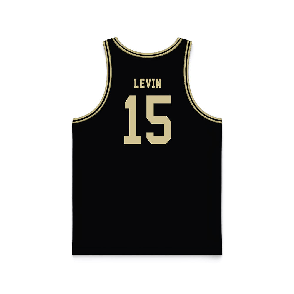 PFW - NCAA Men's Basketball : Yuval Levin - Black Basketball Jersey-1