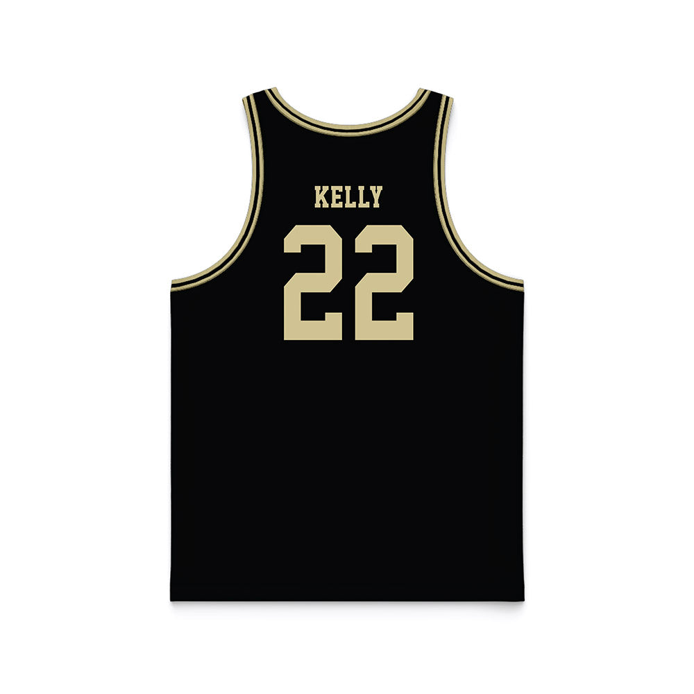 PFW - NCAA Men's Basketball : Danny Kelly - Black Basketball Jersey-1