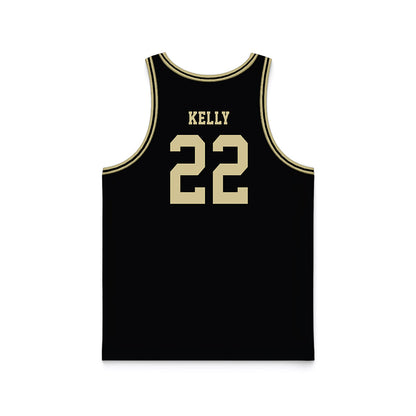 PFW - NCAA Men's Basketball : Danny Kelly - Black Basketball Jersey-1