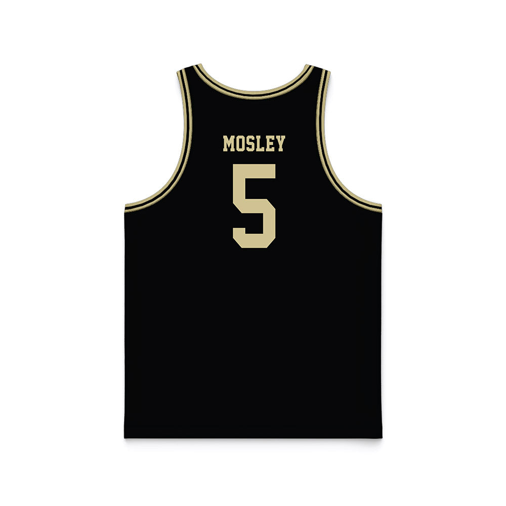 PFW - NCAA Men's Basketball : Emmanuel Mosley - Black Basketball Jersey-1