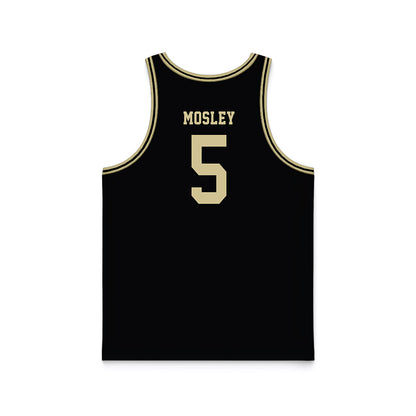 PFW - NCAA Men's Basketball : Emmanuel Mosley - Black Basketball Jersey-1