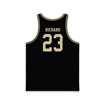 PFW - NCAA Men's Basketball : Solomon Richard - Black Basketball Jersey-1