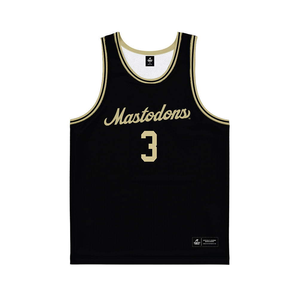 PFW - NCAA Men's Basketball : Carl Thompson - Black Basketball Jersey-0