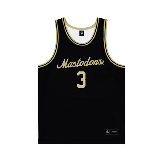 PFW - NCAA Men's Basketball : Carl Thompson - Black Basketball Jersey-0