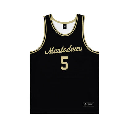 PFW - NCAA Men's Basketball : Emmanuel Mosley - Black Basketball Jersey-0
