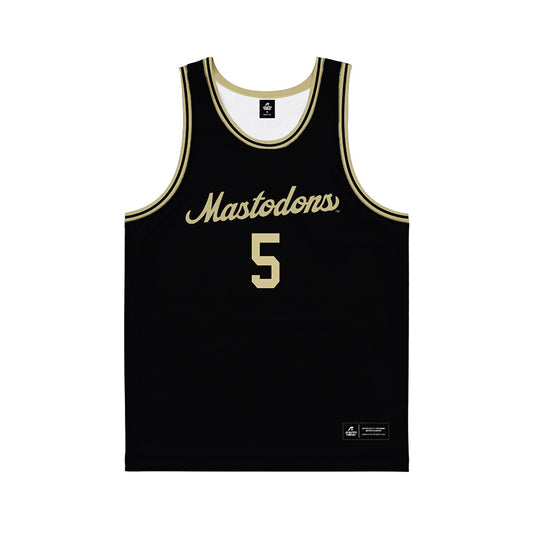 PFW - NCAA Men's Basketball : Emmanuel Mosley - Black Basketball Jersey-0
