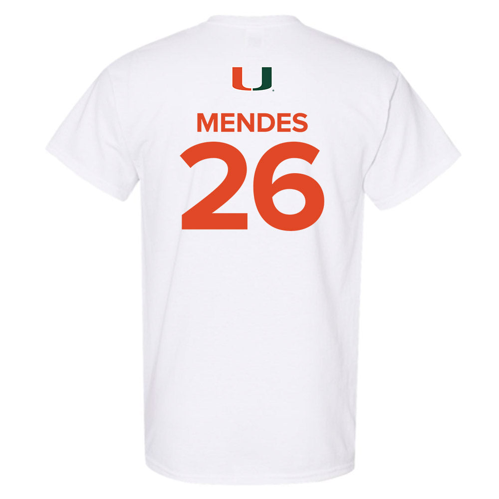 Miami - NCAA Women's Basketball : Dayana Mendes - Replica Shersey T-Shirt-1