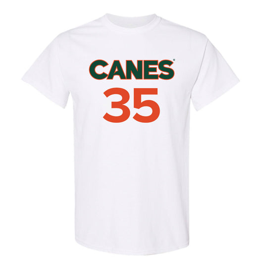 Miami - NCAA Men's Basketball : Dante Allen - Replica Shersey T-Shirt-0