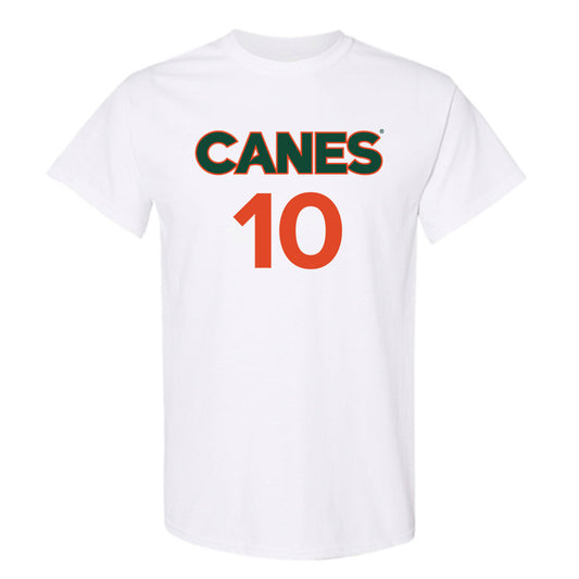Miami - NCAA Men's Basketball : Tru Washington - Replica Shersey T-Shirt-0