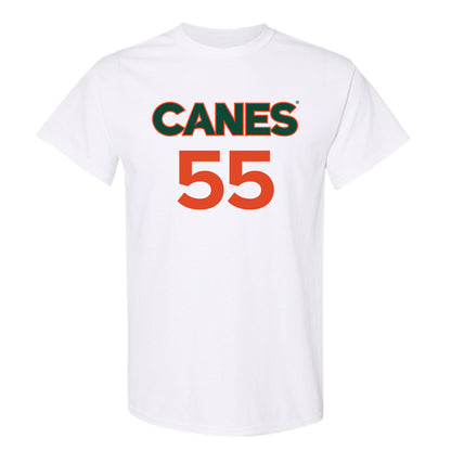 Miami - NCAA Men's Basketball : Acaden Lewis - Replica Shersey T-Shirt-0