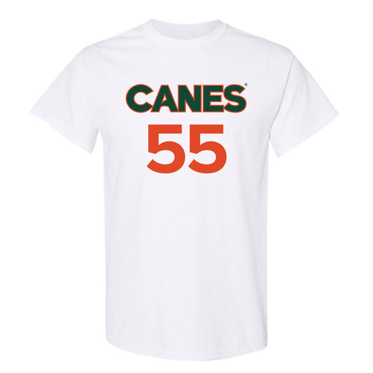 Miami - NCAA Men's Basketball : Acaden Lewis - Replica Shersey T-Shirt-0