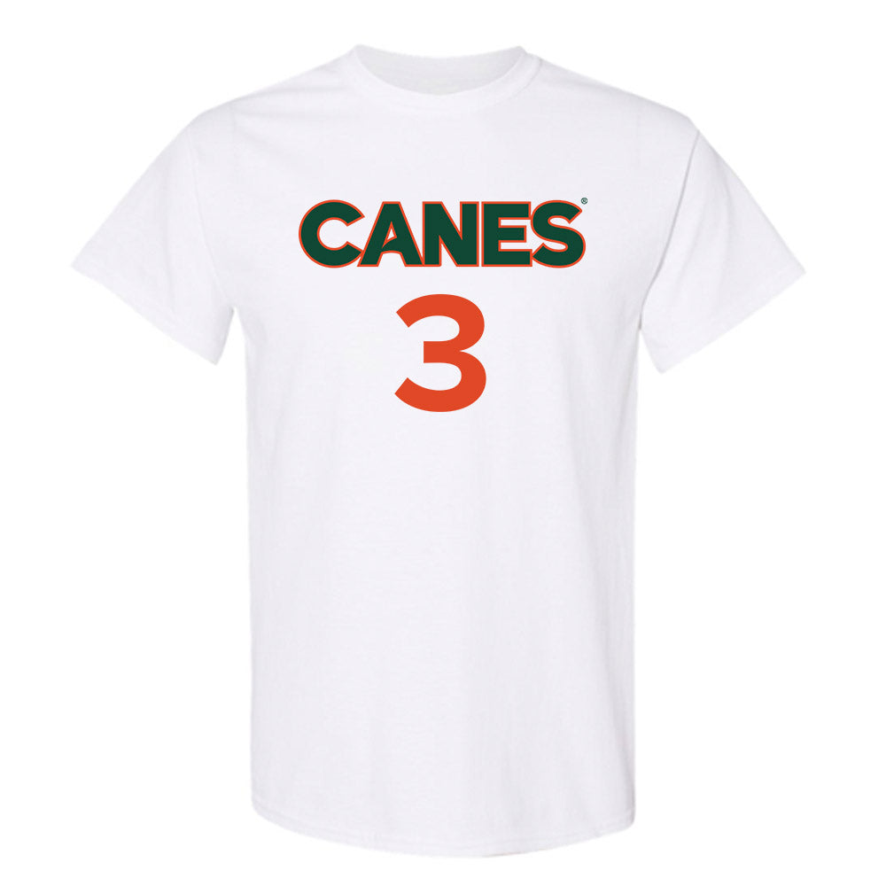 Miami - NCAA Women's Basketball : Soma Okolo - Replica Shersey T-Shirt-0