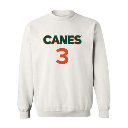 Miami - NCAA Women's Basketball : Soma Okolo - Replica Shersey Crewneck Sweatshirt-0