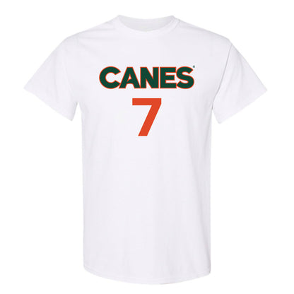 Miami - NCAA Men's Basketball : Shelton Henderson - Replica Shersey T-Shirt-0