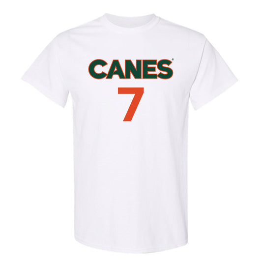 Miami - NCAA Men's Basketball : Shelton Henderson - Replica Shersey T-Shirt-0