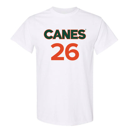 Miami - NCAA Women's Basketball : Dayana Mendes - Replica Shersey T-Shirt-0