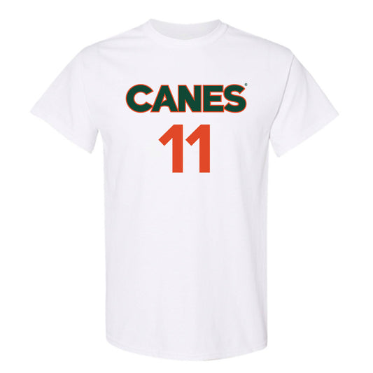 Miami - NCAA Men's Basketball : Salih Altuntas - Replica Shersey T-Shirt-0