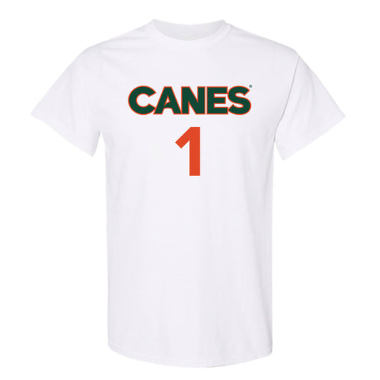 Miami - NCAA Women's Basketball : Camille Williams - Replica Shersey T-Shirt-0