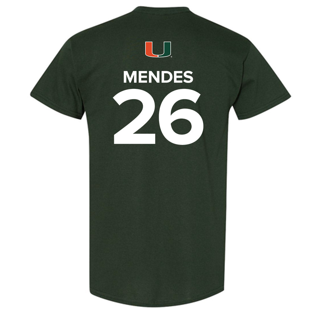 Miami - NCAA Women's Basketball : Dayana Mendes - Replica Shersey T-Shirt-1