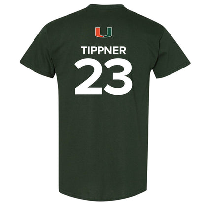 Miami - NCAA Women's Basketball : Meredith Tippner - Replica Shersey T-Shirt-1