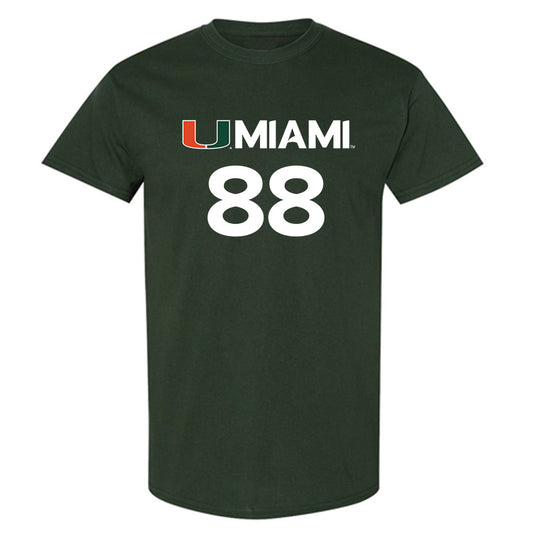 Miami - NCAA Men's Basketball : Timotej Malovec - Replica Shersey T-Shirt-0