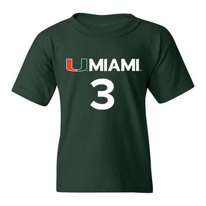 Miami - NCAA Women's Basketball : Soma Okolo - Replica Shersey Youth T-Shirt-0