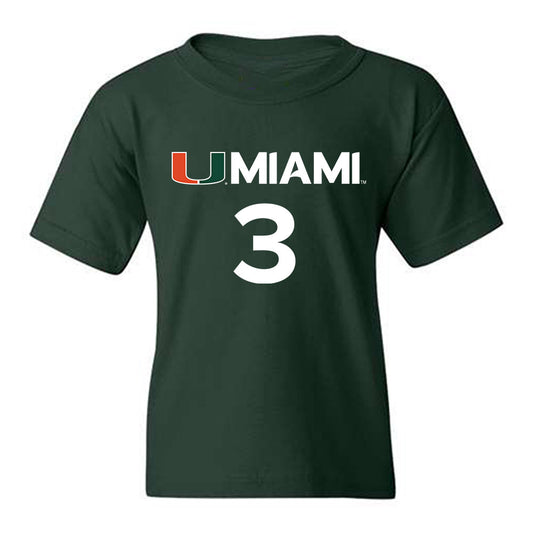 Miami - NCAA Women's Basketball : Soma Okolo - Replica Shersey Youth T-Shirt-0