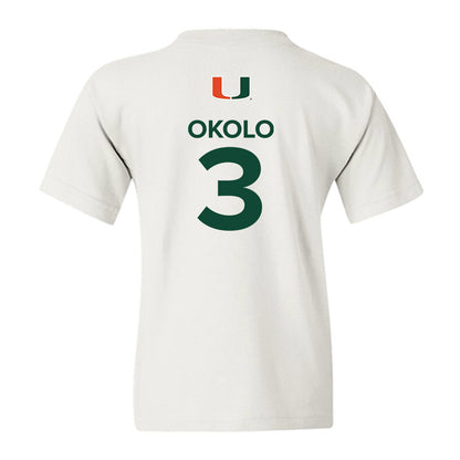 Miami - NCAA Women's Basketball : Soma Okolo - Replica Shersey Youth T-Shirt-1