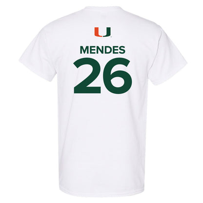 Miami - NCAA Women's Basketball : Dayana Mendes - Replica Shersey T-Shirt-1