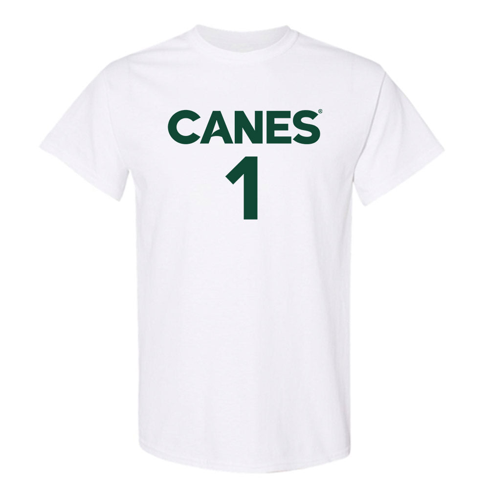 Miami - NCAA Women's Basketball : Camille Williams - Replica Shersey T-Shirt-0